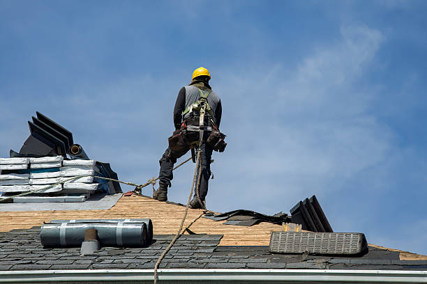 Professional Storm Damage Roof Repair technician working in Nottingham, PA